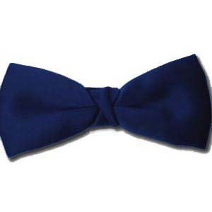 Navy Blue Pre-Tied Bow Tie